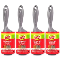 Scotch-Brite 105 Sheet Lint Roller, 4 Ct.