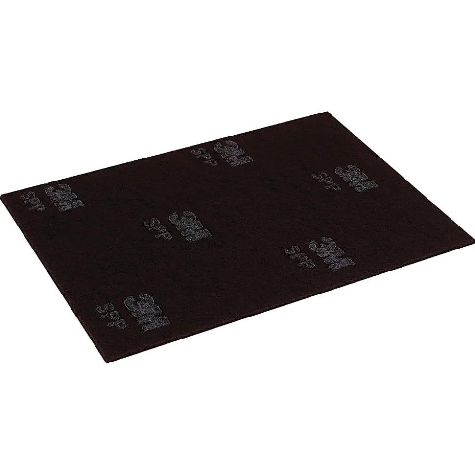 Scotch-Brite™ Surface Preparation Pads, 28” x 14”, Maroon, Pack Of 10 Pads