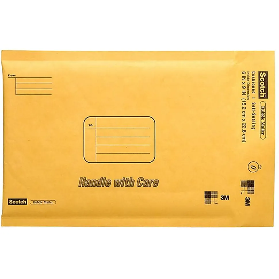 Scotch® Bubble Mailer, 10 1/2" x 15", Size #5