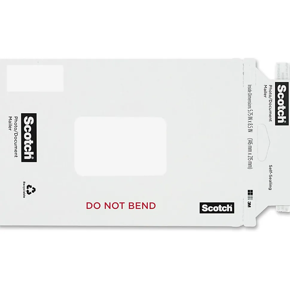 Scotch® Chipboard Photo/Document Mailer, 5 1/2" x 8 1/2"