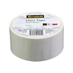 Scotch® Colored Duct Tape, 1 7/8" x 20 Yd., White