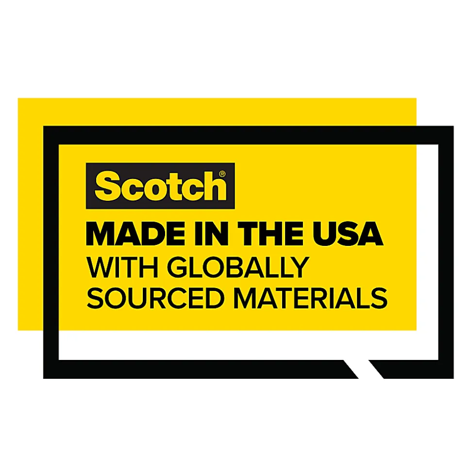 Scotch® Commercial Grade Shipping Packing Tape, 4 Tape Rolls with Dispensers, 1 7/8 in x 54.6 yd, 3" Core, Designed - 3750RD
