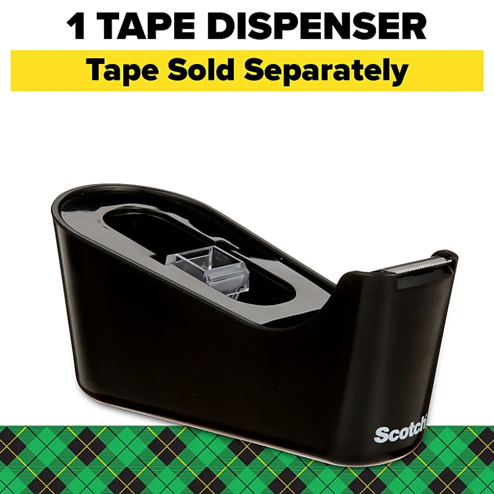 Scotch® Desktop Dispenser, Black, No Tape Included, 1 Dispenser/Pack (C18-B-0-SR)