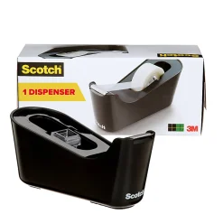 Scotch® Desktop Dispenser, Black, No Tape Included, 1 Dispenser/Pack (C18-B-0-SR)