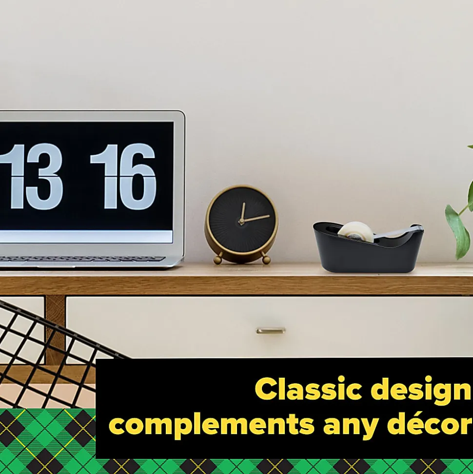 Scotch® Desktop Dispenser, Black, No Tape Included, 1 Dispenser/Pack (C18-B-0-SR)