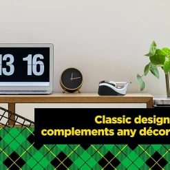 Scotch® Desktop Tape Dispenser, 1 Dispenser, 1 in. Core, Black and Silver, School Supplies and College Essentials for Students and Teachers