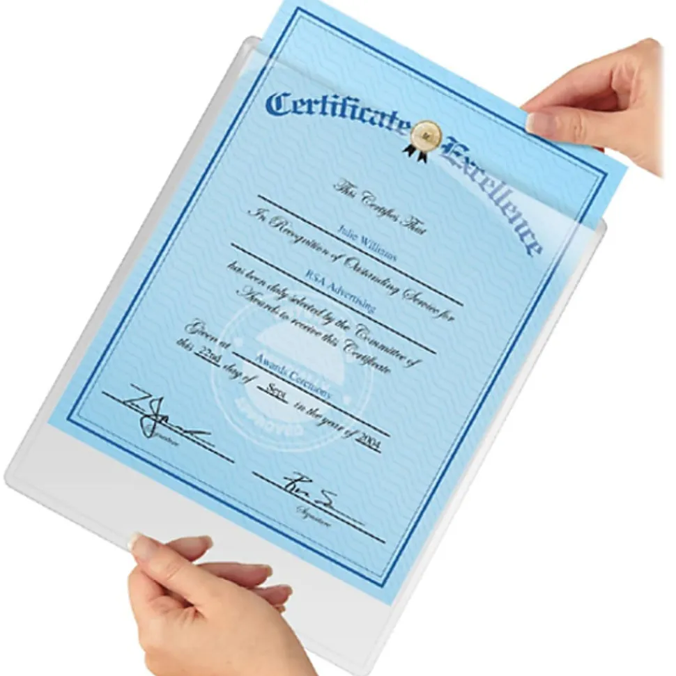 Scotch® Display Pocket, 9" x 11", Clear