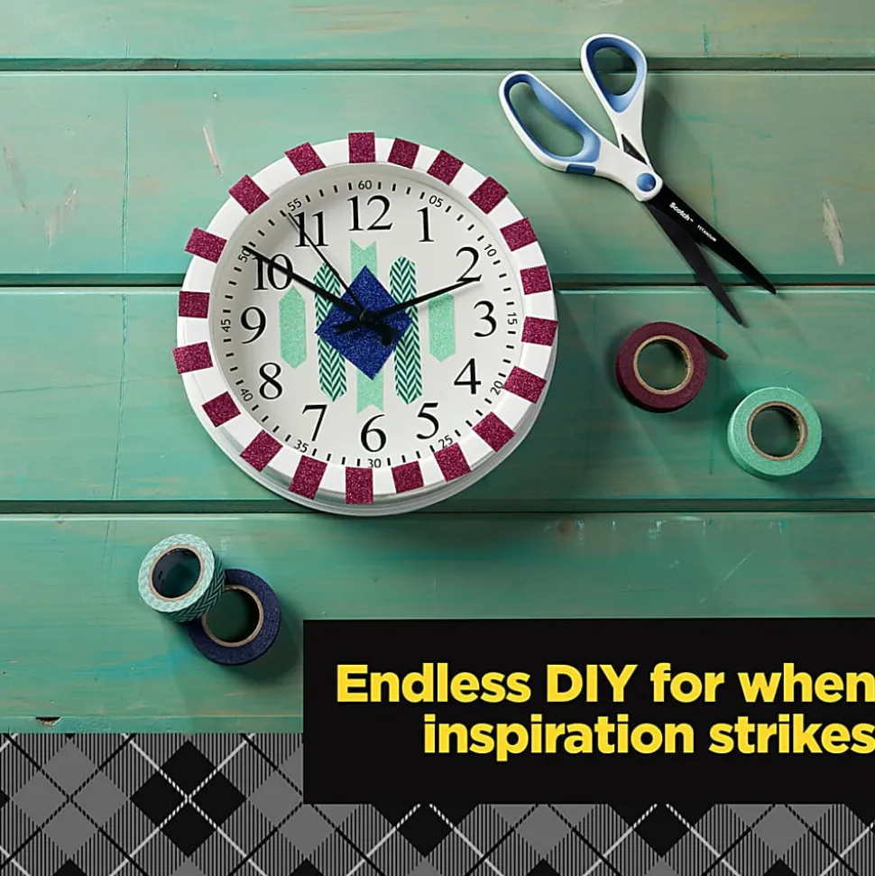 Scotch® Expressions Glitter Tape, 0.59" x 196", Silver