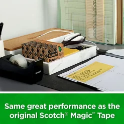 Scotch® Greener Magic™ Tape, Invisible, 16 Tape Rolls, 3/4 in x 900 in, Home Office Supplies and School Supplies for College and Classrooms