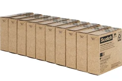 Scotch® Greener Magic™ Tape, Invisible, 3/4 in. x 900 in., 10 Tape Rolls, Clear, School Supplies and College Essentials for Students and Teachers