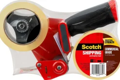 Scotch® H180 Box Sealing Tape Dispenser, 2 Rolls of Tape Included