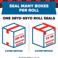 Scotch® Heavy Duty Recycled Tape 7750-CS12 1.88 in x 54.6 yd, Clear, Pack of 12 rolls