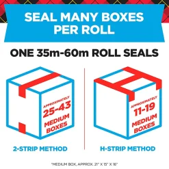 Scotch® Heavy Duty Shipping and Moving Packing Tape, 1.88 in x 43.7 yd, 8 Tape Rolls, Clear, Packing and Moving Supplies