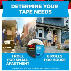 Scotch Heavy-Duty Shipping/Packaging Tape, 54.60 Yd x 1.88