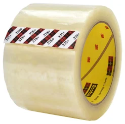 Scotch® 375+High-Tack Box Sealing Tape, 2-7/8" x 54.6 Yd, Clear, Pack Of 1 Roll