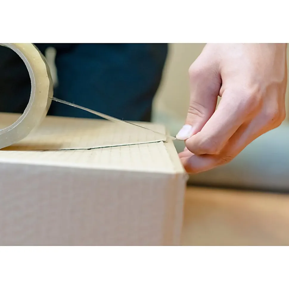 Scotch® 371+ High-Tack Box Sealing Tape, 2.84" x 109 Yd, Clear, Pack Of 24 Rolls