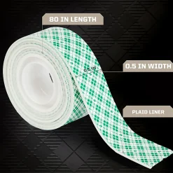 Scotch® Indoor Double-Sided Mounting Tape , 0.5 in x 80 in (1.27 cm x 2.03 m)