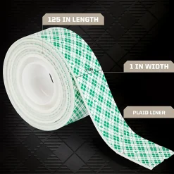 Scotch® Indoor Double-Sided Mounting Tape , 1 in x 125 in (2.54 cm x 3.17 m)
