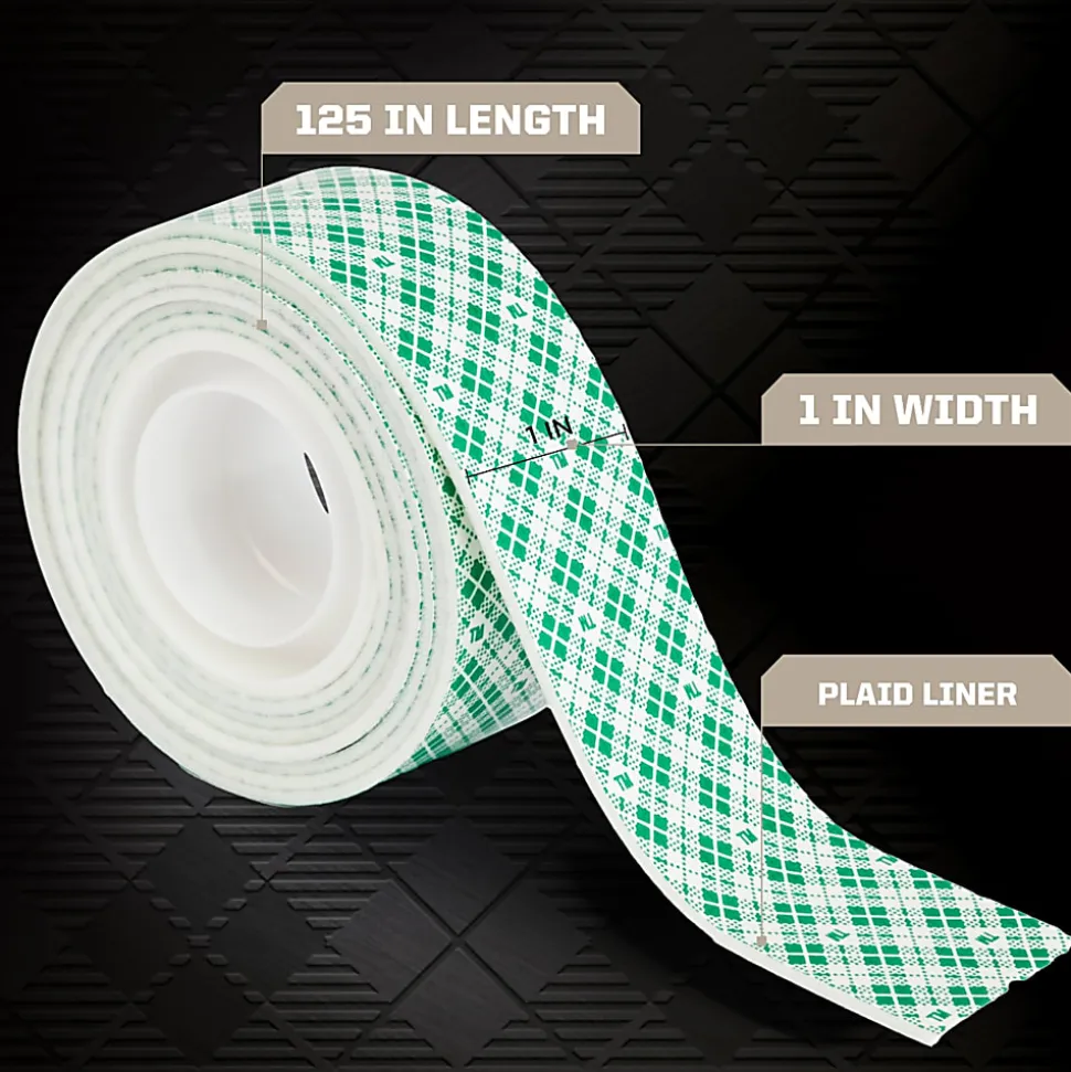 Scotch® Indoor Double-Sided Mounting Tape , 1 in x 125 in (2.54 cm x 3.17 m)