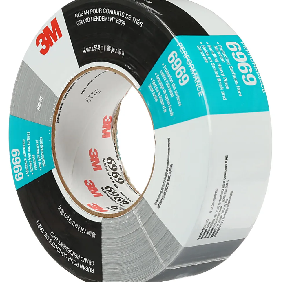 Scotch® Industrial Cloth Duct Tape, 2" x 60 Yd., Silver