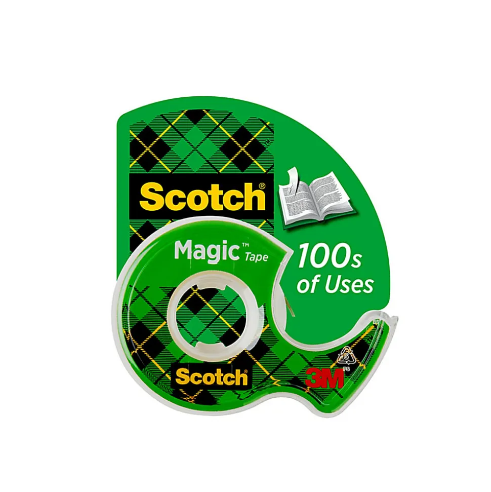 Scotch® Magic™ Tape In Dispenser, 3/4" x 600", Clear