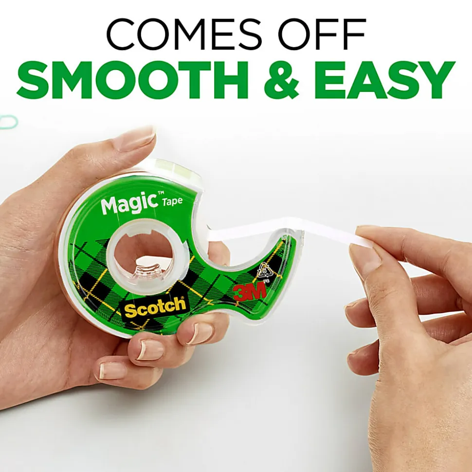 Scotch® Magic™ Tape In Dispenser, 1/2" x 750"