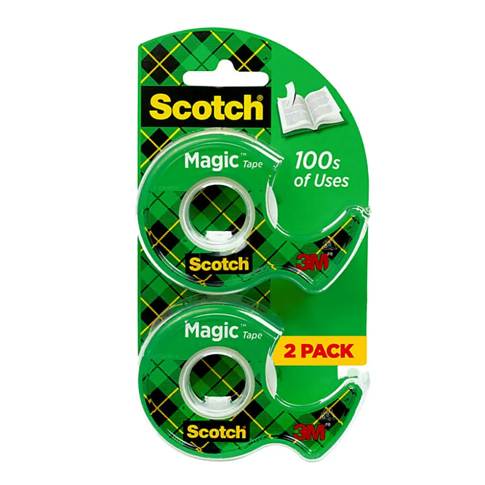 Scotch® Magic™ Tape In Dispenser, 1/2" x 750"