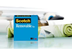 Scotch Magic Tape, Invisible, 3/4 in x 1296 in, 2 Tape Rolls, Clear, Removable, Home Office and School Supplies