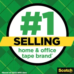 Scotch® Magic™ Tape, Invisible, 3/4 in. x 1000 in., 16 Tape Rolls, Clear, School Supplies and College Essentials for Students and Teachers