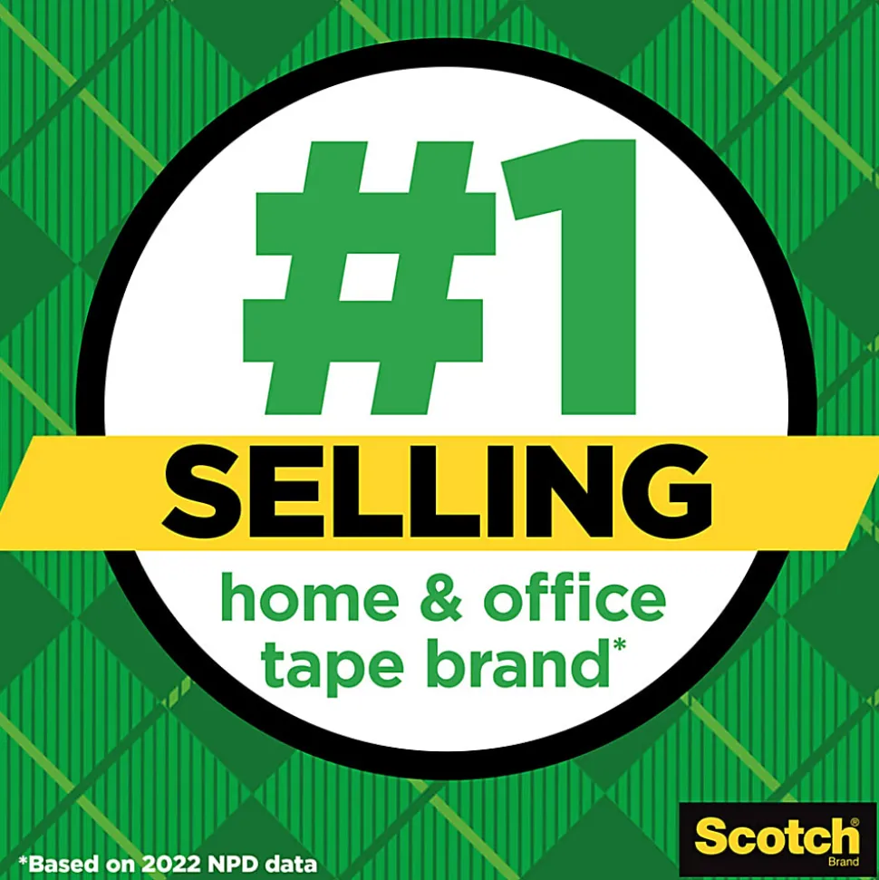 Scotch® Magic™ Tape, Invisible, 3/4 in. x 1000 in., 24 Tape Rolls, Clear, Back to School Supplies and College Essentials for Students and Teachers