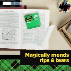 Scotch® Magic™ Tape, Invisible, 3/4 in. x 1000 in., 24 Tape Rolls, Clear, Back to School Supplies and College Essentials for Students and Teachers