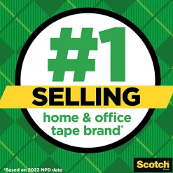 Scotch® Magic™ Tape, Invisible, 3 Tape Rolls, 3/4 in x 1000 in, Home Office Supplies and School Supplies for College and Classrooms