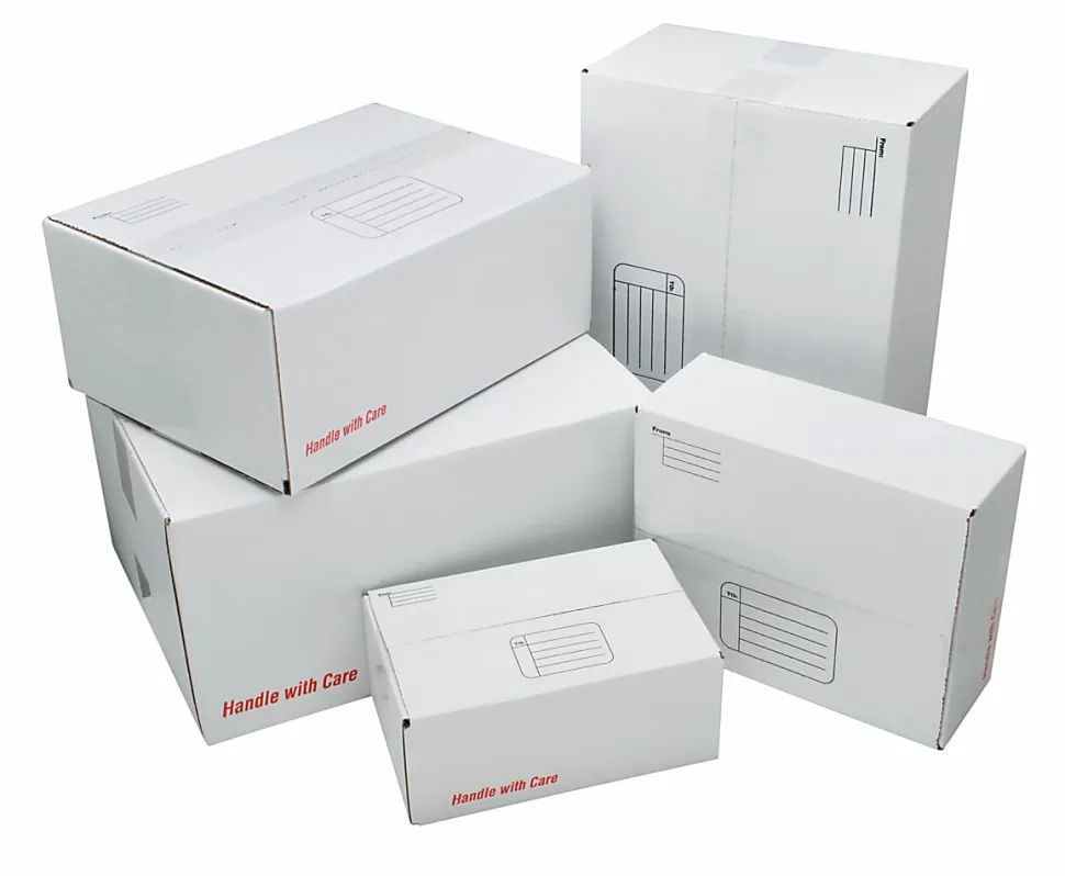 Scotch® Mailing Box, 14" x 10" x 5 1/2", White