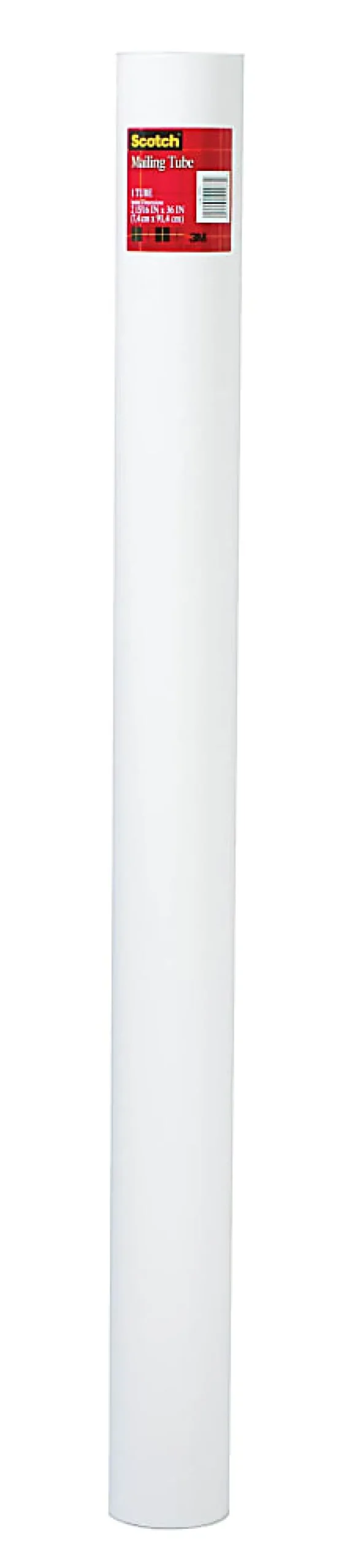 Scotch® Mailing Tube, 2 15/16" Diameter, 36" Length, 100% Recycled, White