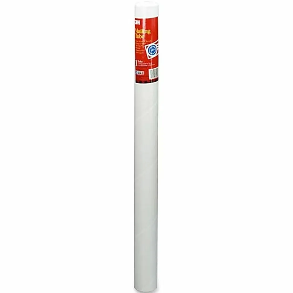 Scotch® Mailing Tube, 2 15/16" Diameter, 36" Length, 100% Recycled, White