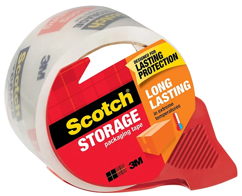 Scotch® Packaging Tape with Dispenser, Clear