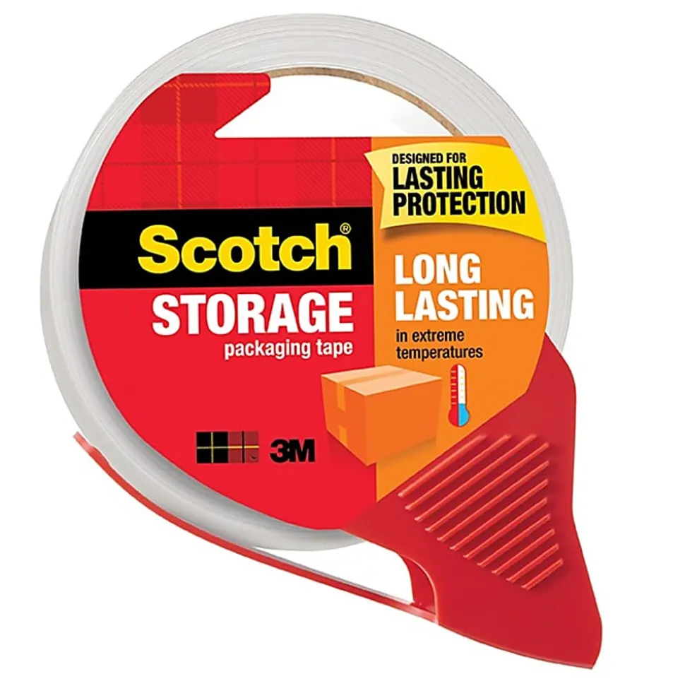 Scotch® Packaging Tape with Dispenser, Clear