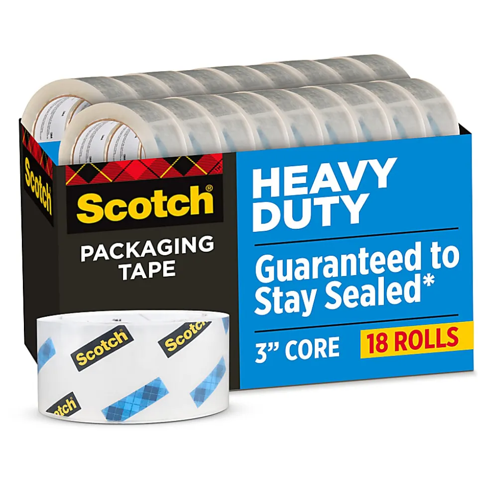 Scotch Packaging Tape - 54.60 yd Length x 1.88" Width - Clear - Acrylic - 1 Roll