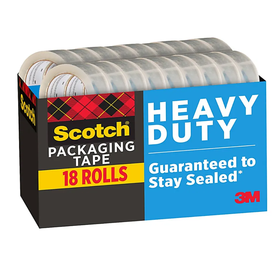 Scotch Packaging Tape - 54.60 yd Length x 1.88" Width - Clear - Acrylic - 1 Roll