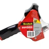 Scotch® Packing Tape Dispenser With Retractable Blade, Red