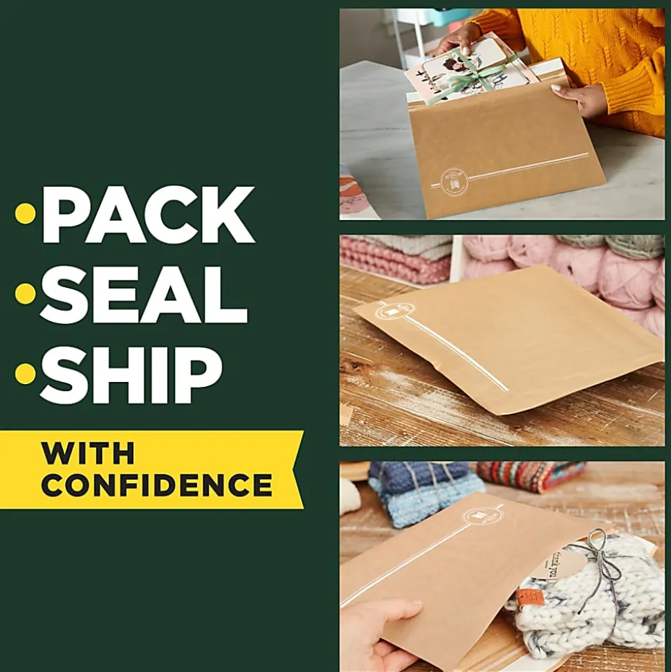 Scotch® Padded Mailers, Size 5, 10-1/2" x 14-3/4", Kraft, Pack Of 25 Mailers