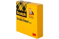 Scotch® 665 Permanent Double-Sided Tape, 1/2" x 900", Clear