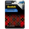 Scotch® Removable Clear Double-Sided Mounting Squares , 11/16 in x 11/16 in (1.7 cm x 1.7 cm)