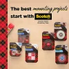 Scotch® Removable Double-Sided Mounting Squares , 0.7 in x 0.7 in (1.77 cm x 1.77 cm) 16/pk
