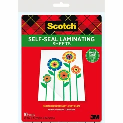Scotch® Self-Seal Laminating Pouches, 8-1/2