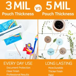 Scotch® Self-Seal Laminating Pouches, 8-1/2