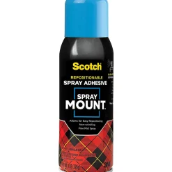 Scotch® Spray Mount™ Spray Adhesive, Clear, 10.25 Oz.