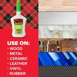 Scotch® Super Glue Gel, Precision Applicator, 0.14 Oz.