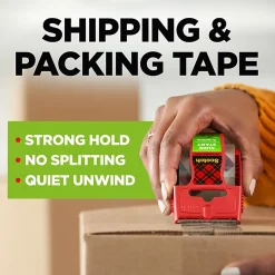 Scotch® Sure Start Shipping Tape, 6 Tape Rolls, 1 7/8 in x 25 yd, 1.5