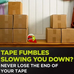 Scotch® Sure Start Shipping Tape With Dispenser, 1-7/8